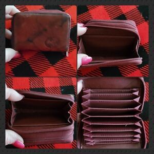 #132 Buxton Leather - Mini credit card wallet